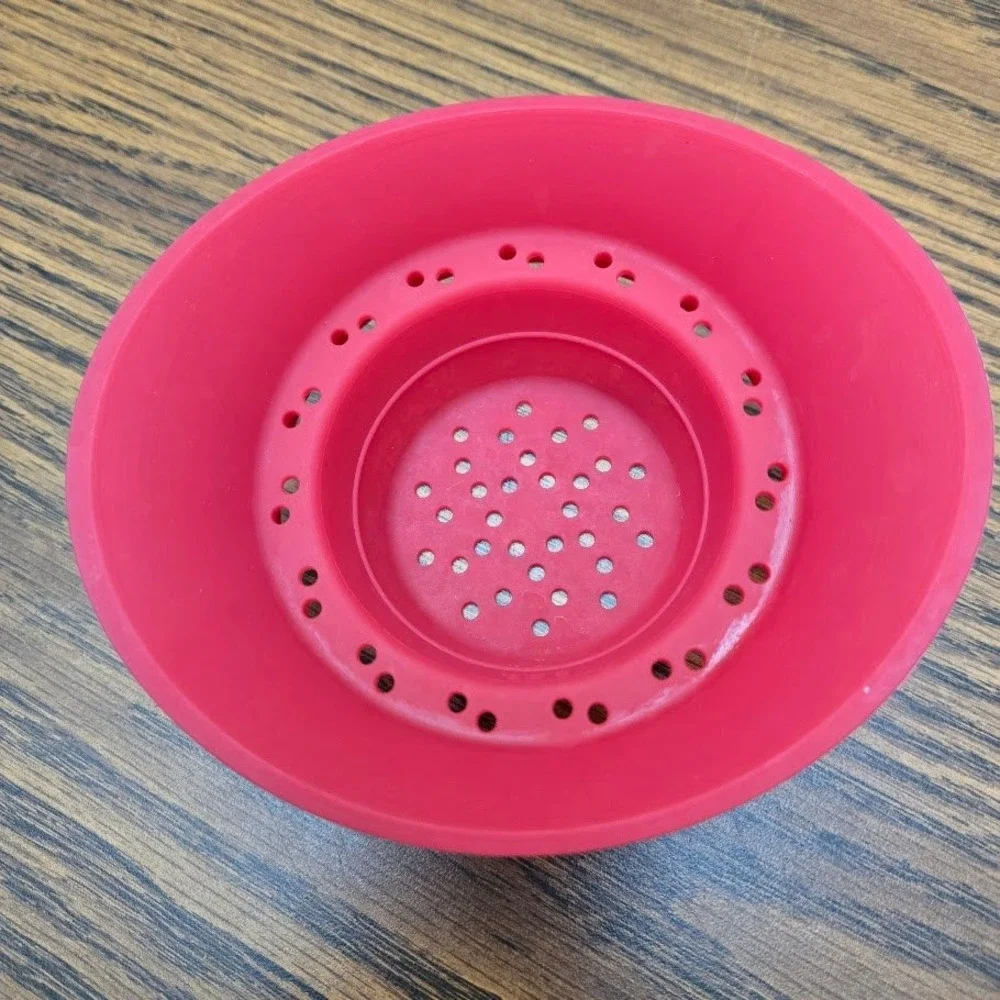 VTG Ecolution Microwave Popcorn Maker Glass Pitcher‎ with Silicone Lid